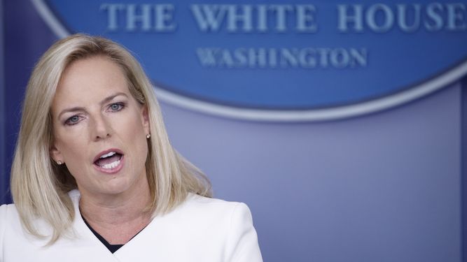 La secretaria de Seguridad Nacional de los Estados Unidos, Kirstjen Nielsen.