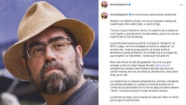 El cineasta venezolano Luis Alberto Lamata.&nbsp;