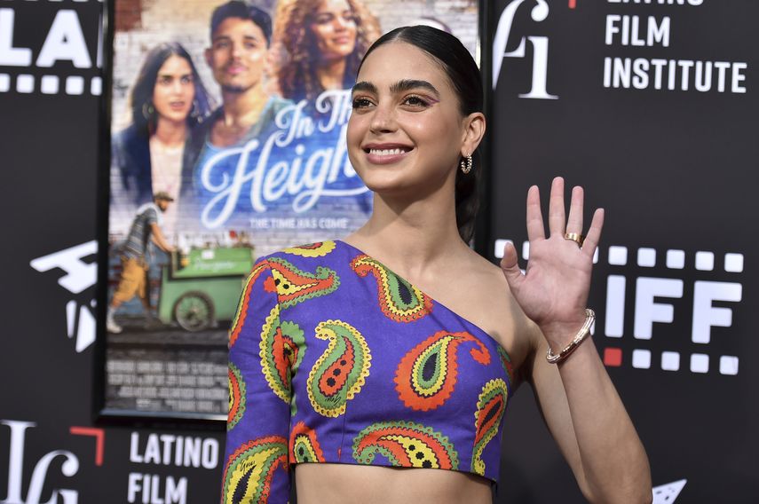 Melissa Barrera llega a una función de In the Heights durante el Festival Internacional de Cine Latino de Los Angeles, el viernes 4 de junio de 2021 en el Teatro Chino TCL en Los Angeles.&nbsp;