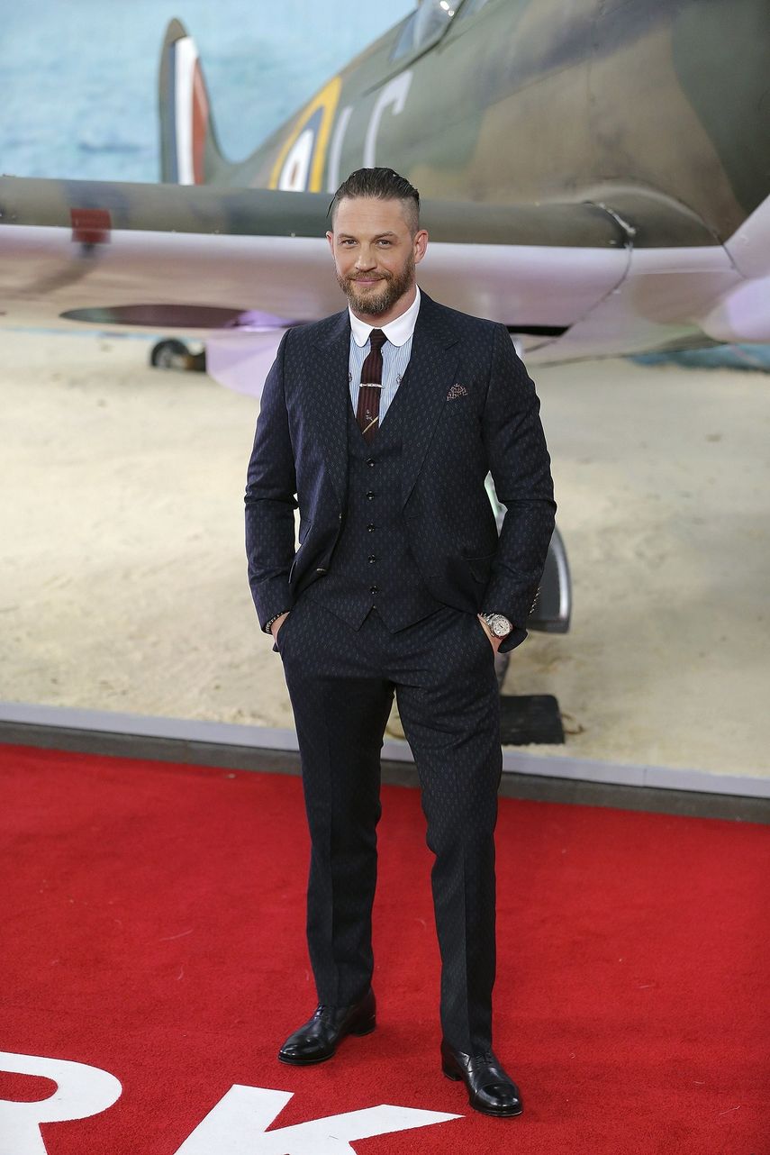 El actor británico&nbsp;Tom&nbsp;Hardy&nbsp;a su llegada para el prestreno de Dunkirk en Leicester Square, Londres.&nbsp;
