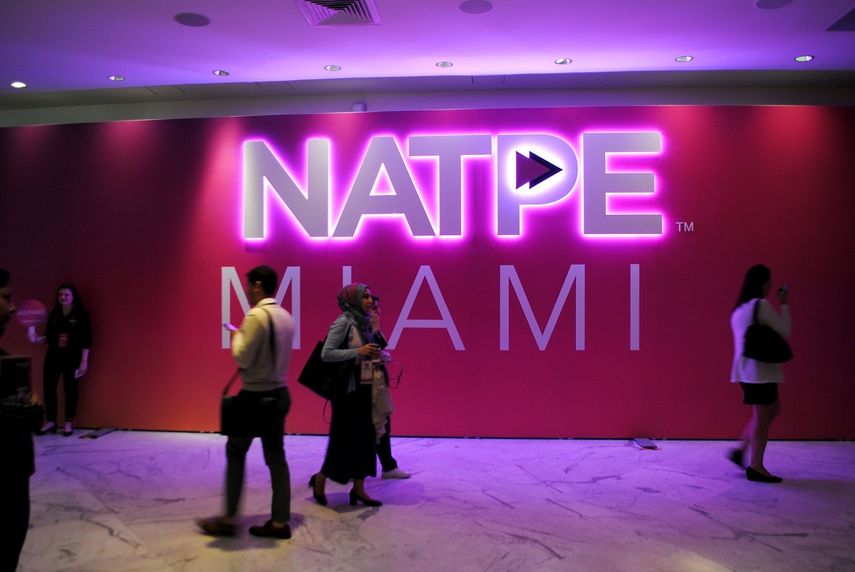 La conferencia de directivos de televisión NATPE se celebra estos días en Miami.