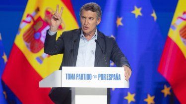 El presidente del PP, Alberto Núñez Feijóo, interviene durante la segunda jornada del XXI Congreso Nacional del Partido Popular, a 6 de julio de 2025, en Madrid (España).&nbsp;