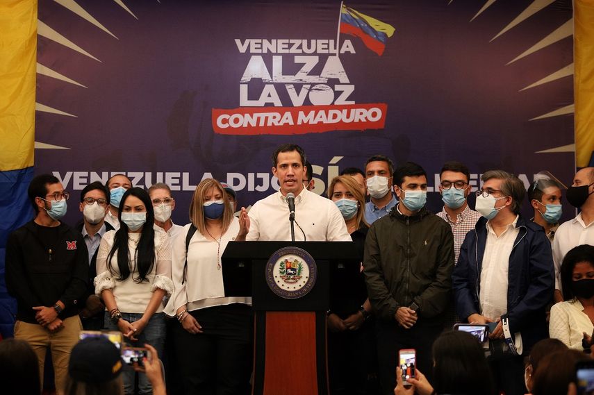 EL presidente (e) de Venezuela Juan Guaidó.&nbsp;