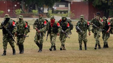 Miembros del Ejército de Liberación Nacional.