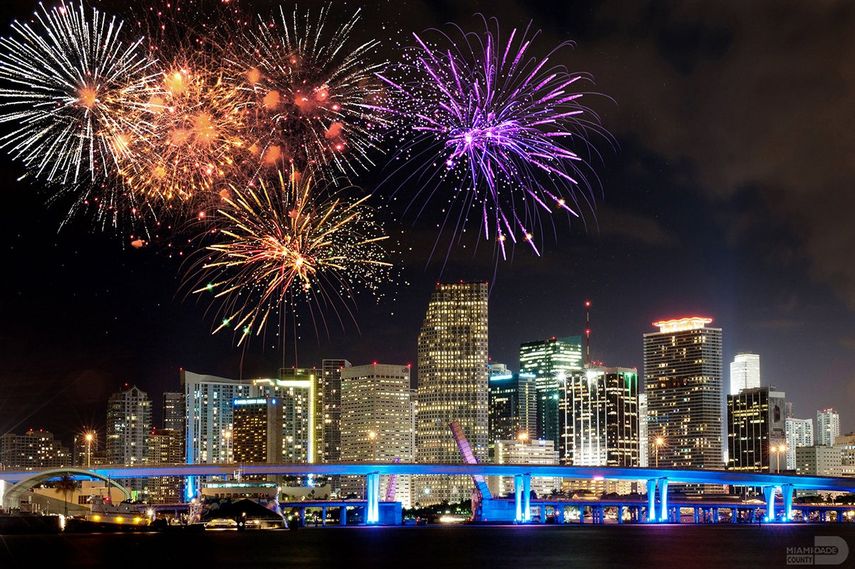 Celebra el 4 de julio, día de la Independencia, en Miami