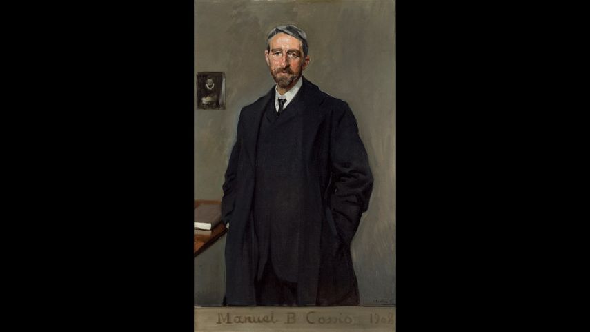 Retaro de Bartolomé Cossío en el Museo del Prado.