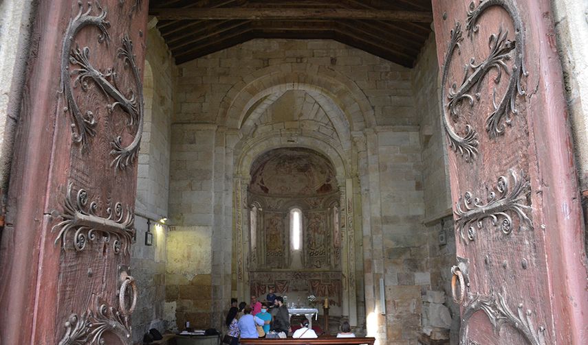 Iglesia de Vilar de Donas, en la localidad de Palas de Rey.