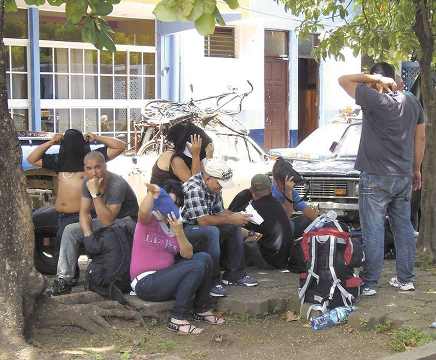 Un grupo de cubanos que procedían de Ecuador e ingresaron por puntos ciegos a Nicaragua desde Costa Rica, pero que su destino final era Estados Unidos (ARCHIVO)