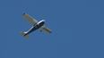 Avioneta en pleno vuelo, imagen referencial.