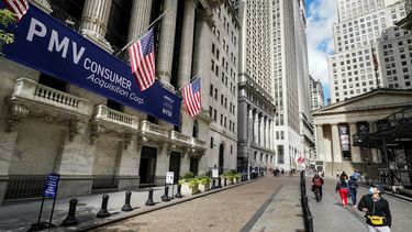 Imagen de la sede de Wall Street, el mercado de valores de Nueva York.