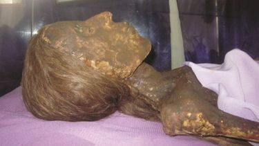 La momia de la señora Josefa Petronila Margarita Ponce de León, del museo provincial Palacio de Junco, de Matanzas (oeste).