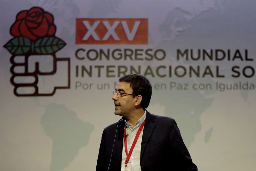 E responsable de organización y portavoz de la comisión gestora de PSOE, Mario Jiménez.&nbsp;