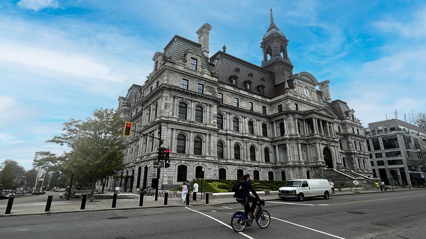 Hôtel de ville, alcaldía, Montreal.