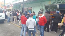 Un grupo de migrantes cubanos varados en Tamaulipas, en una imagen publicada en enero de 2017.
