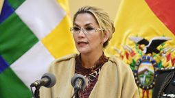 Presidente interina de Bolivia, Jeanine Áñez
