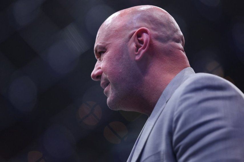 El presidente de la UFC, Dana White, durante la celebración de UFC 311 en Inglewood, el 18 de enero de 2025.