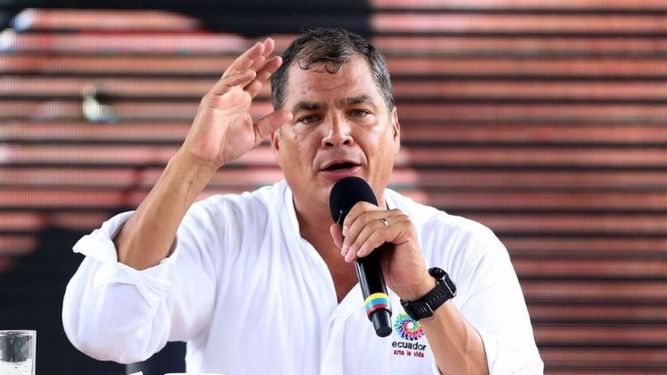 Rafael Correa, expresidente de Ecuador.
