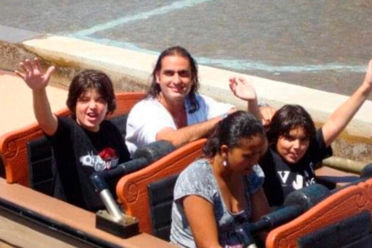 Alex Saab en una foto familiar Alex Saab en una foto familiar