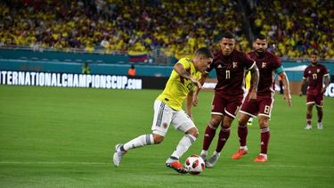 Colombia presionó a Venezuela en el Hard Rock Stadium hasta lograr su cometido.