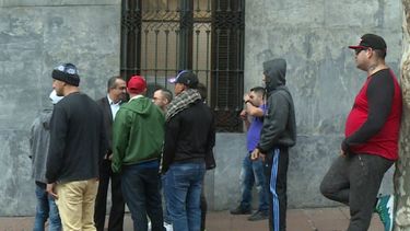 Vista de un grupo de cubanos en Uruguay.