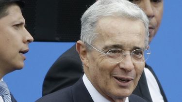 El expresidente colombiano Álvaro Uribe Vélez. 