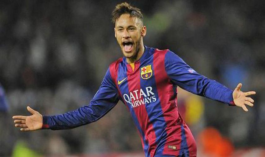 Neymar no soportó la burla de los aficionados del Manchester. (AP)