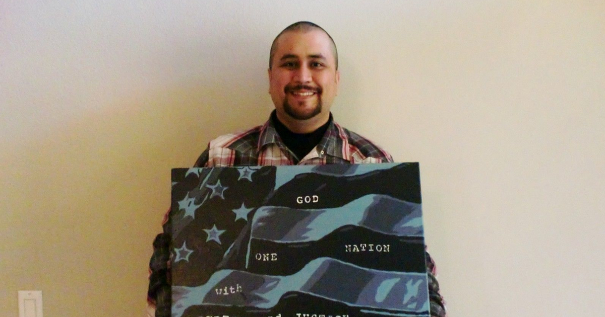 pintura de george zimmerman