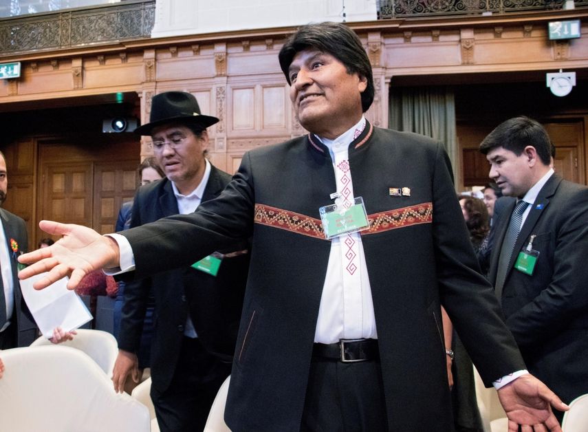 El presidente de Bolivia, Evo Morales,.&nbsp;