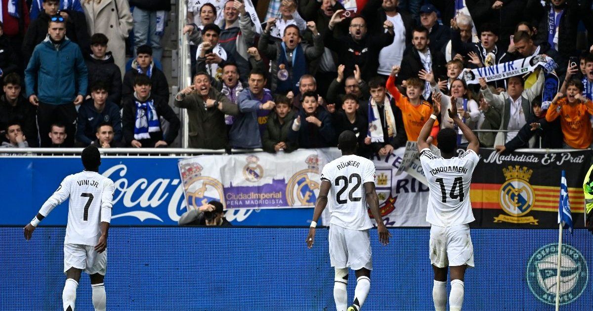 Real Madrid gana el día que pierde a Mbappé por expulsión