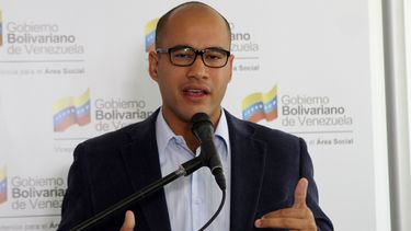 Gobernador del régimen del Estado Miranda y miembro de la Comisión de Diálogo por parte del régimen, Héctor Rodríguez