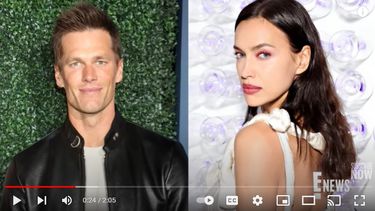 Irina Shayk y Tom Brady.