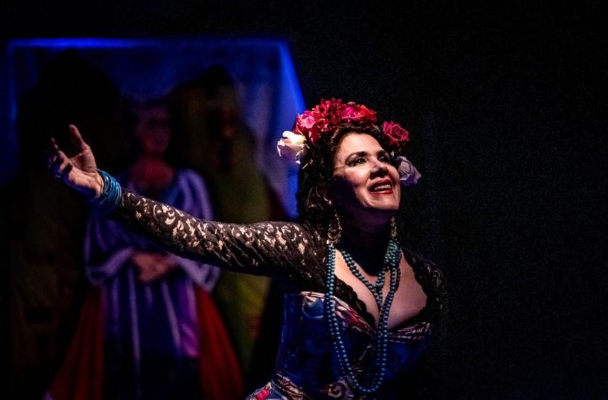 Obra El Día que cambió la vida del señor Odio, producida por Ruta Teatral en Miami.