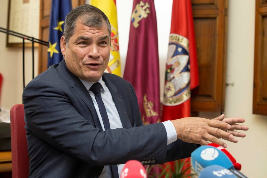 El expresidente de Ecuador, Rafael&nbsp;Correa.&nbsp;