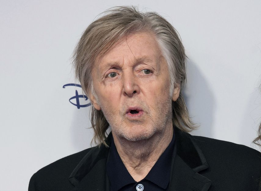 Paul McCartney posa a su llegada al estreno de la película If These Walls Could Sing en Londres, el 12 de diciembre de 2022.&nbsp;
