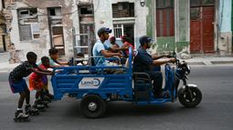 Niños en La Habana, Cuba.&nbsp;