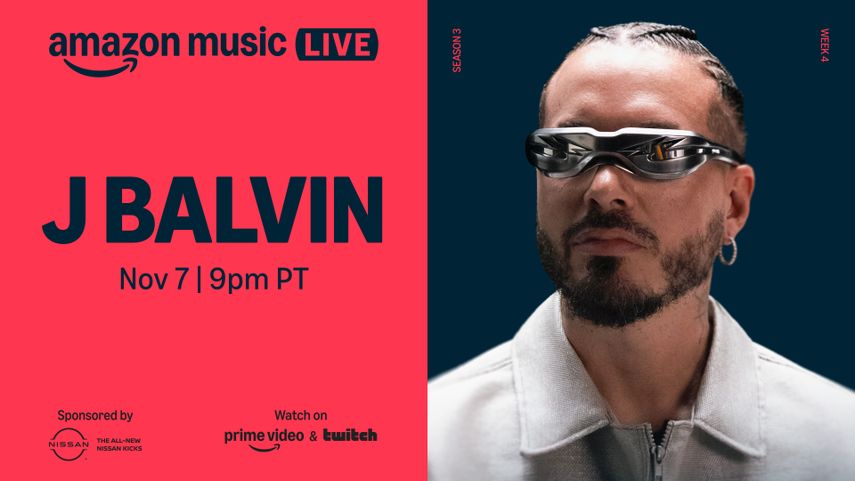 J Balvin participa en Amazon Music Live.