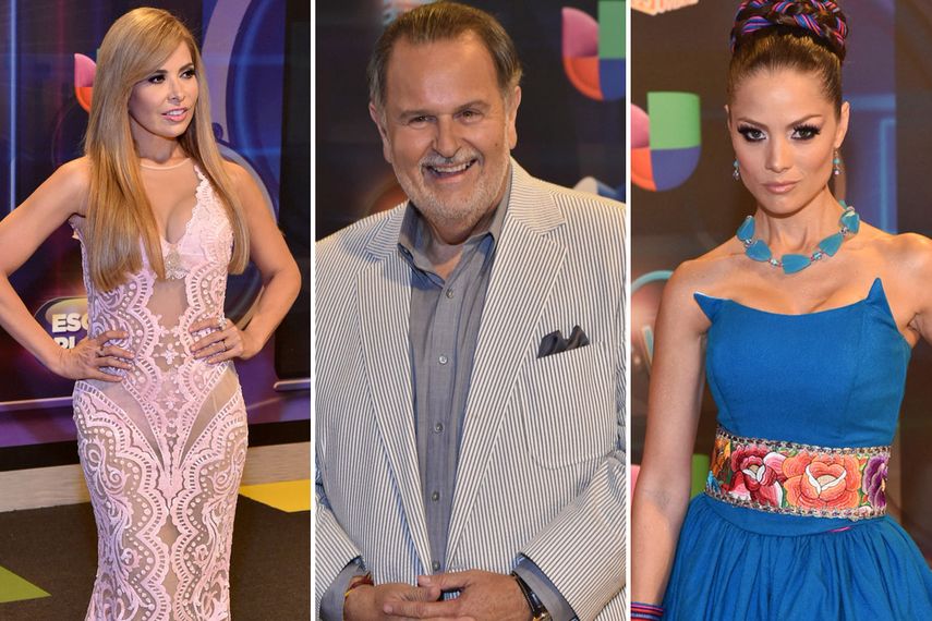 Gloria Trevi, Raúl de Molina y Carolina Tejera. (ÁLVARO MATA). 