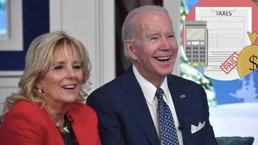 El presidente Joe Biden junto a la primera dama, Jill Biden.&nbsp;