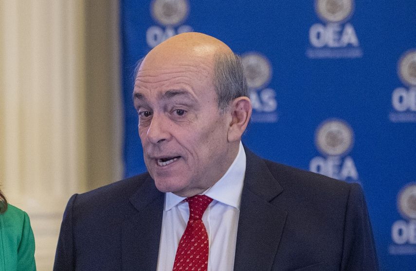 Hugo de Zela, coordinador del Grupo de Lima, el 12 de febrero de 2020 en Washington, EEUU.