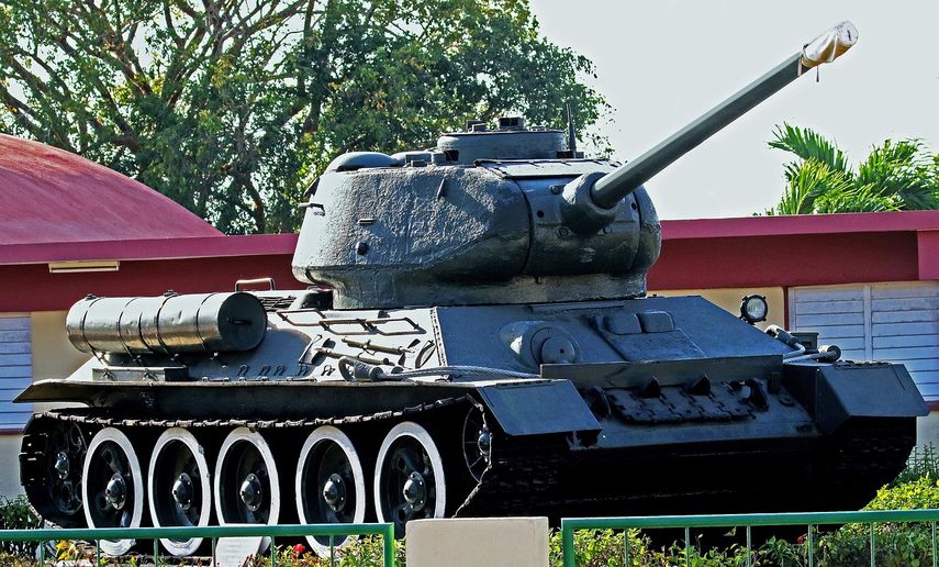 Imagen referencial. Tanque de guerra en Cuba.&nbsp;
