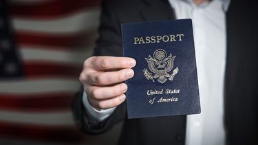 Pasaporte estadounidense.