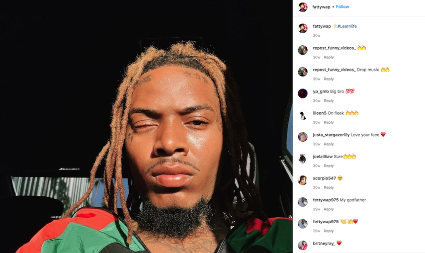 El rapero estadounidense Fetty Wap.