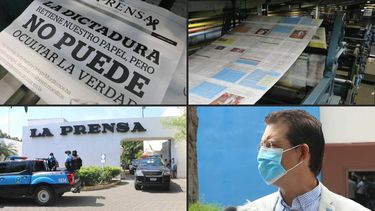 Sede de La Prensa, periódico de Nicaragua.&nbsp;