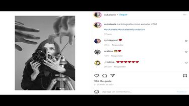 La fotógrafa española Ouka Leele.