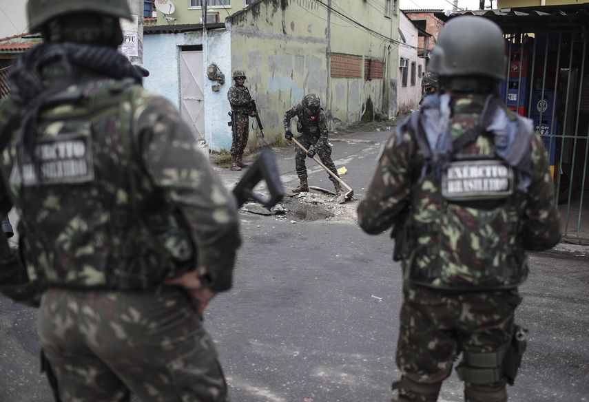 El Gobierno de Michel Temer decretó en febrero una intervención militar en Río de Janeiro.