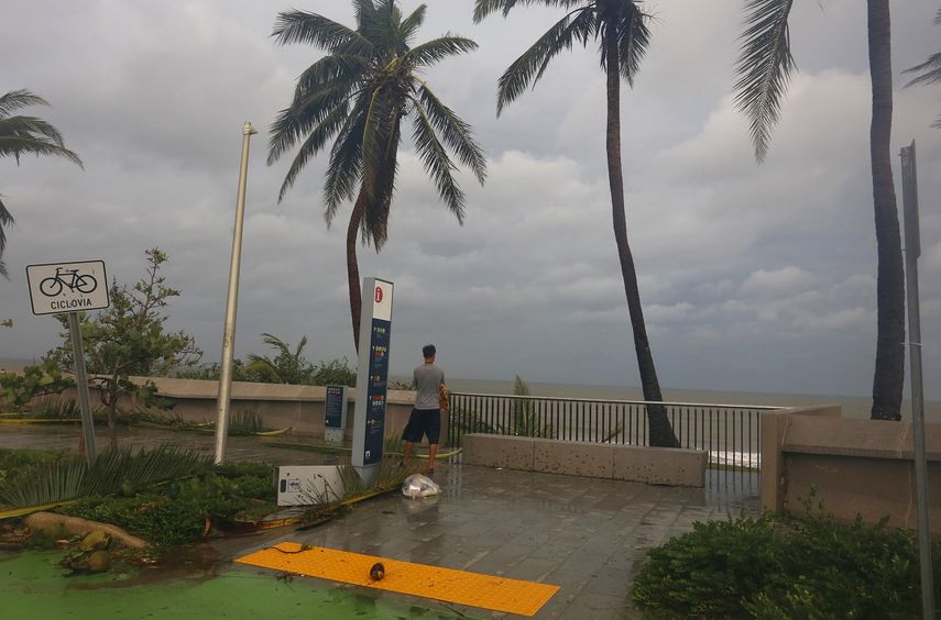 Paso del huracán&nbsp; huracán María por Puerto Rico.&nbsp;
