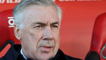 El entrenador Carlo Ancelotti, del Real Madrid, previo a un partido de LaLiga contra el Mallorca.