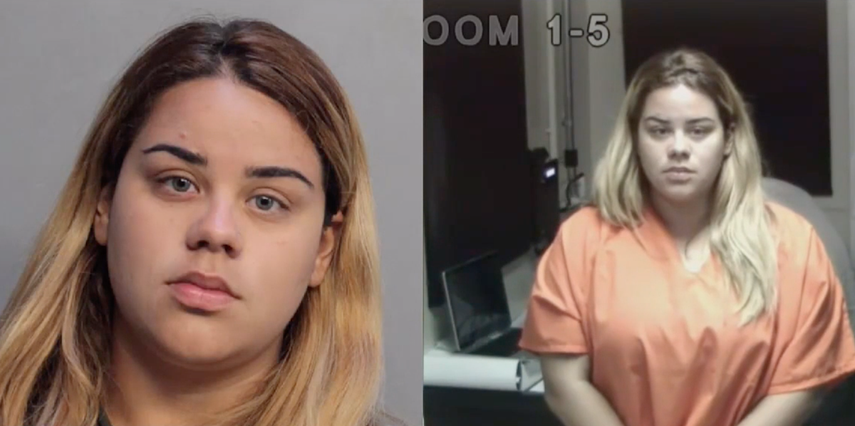 Arianne Morales, de 21 años fue arrestada por llevar a un prófugo en su auto.&nbsp;