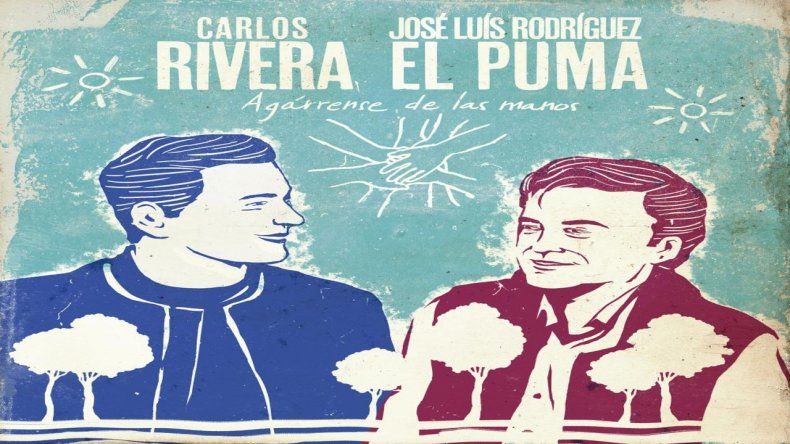 Carlos Rivera canta Agárrense de las manos junto a El Puma