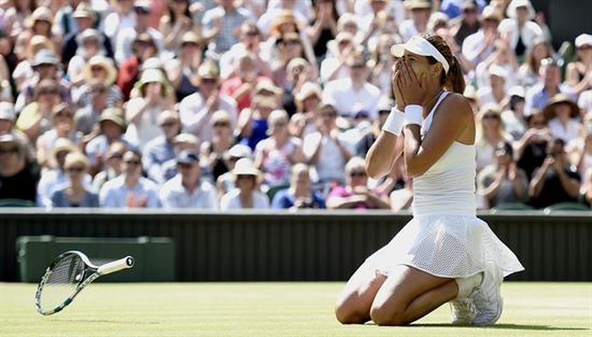 Muguruza jugará la final ante Serena. (EFE)